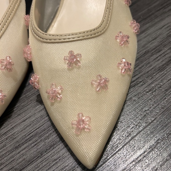 For Love of Lemons x Dolce Vita Clara Hell Mesh French Vanilla Mule - Picture 5 of 10